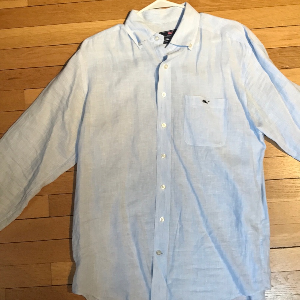 Linen Vineyard Vines Tucker Shirt
